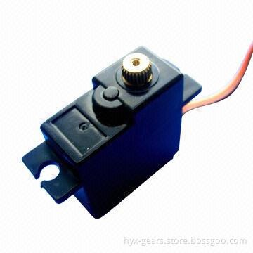 Micro Servo Motor, 17g, Metal Gear, Full Plastic Case for RC Models